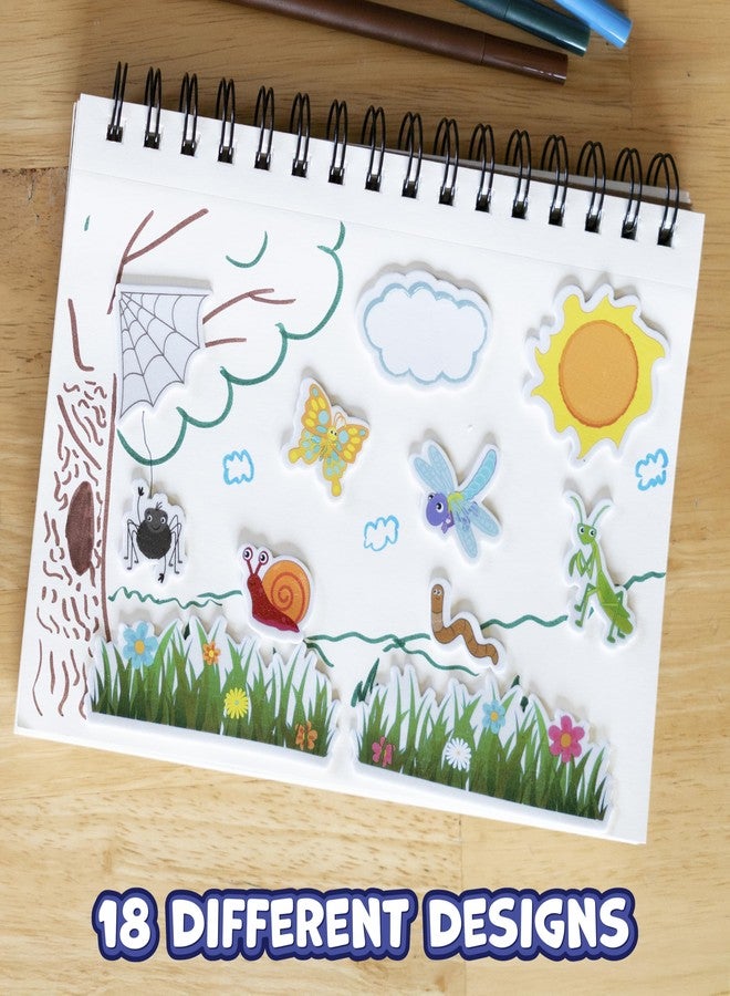 Ready 2 Learn Foam Stickers | Garden | Spring | Pack of 168 | Self-Adhesive Stickers for Kids | 3D Foam Flowers for Crafts and Decorations - Image 4